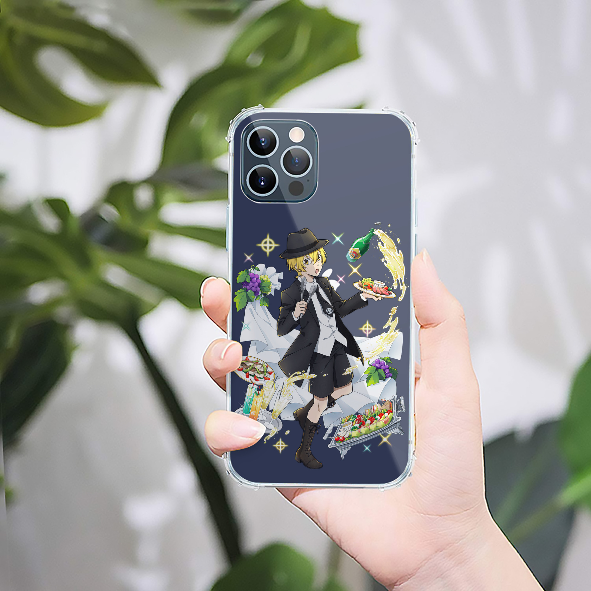 （画像用） 文豪ストレイドッグス Bungo Stray Dogs 【iPhone 12シリーズ対応】透明スマホケース（クリアソフトケース）